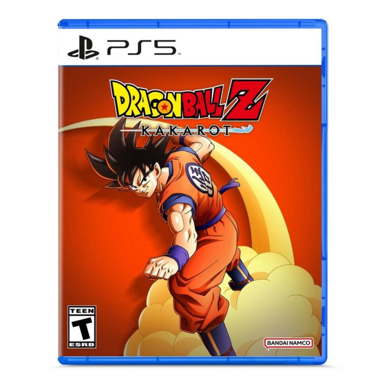 PS5 Dragon Ball Z: Kakarot game cover.