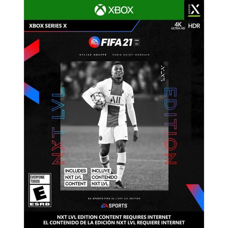 FIFA 21 Xbox Series X cover art.