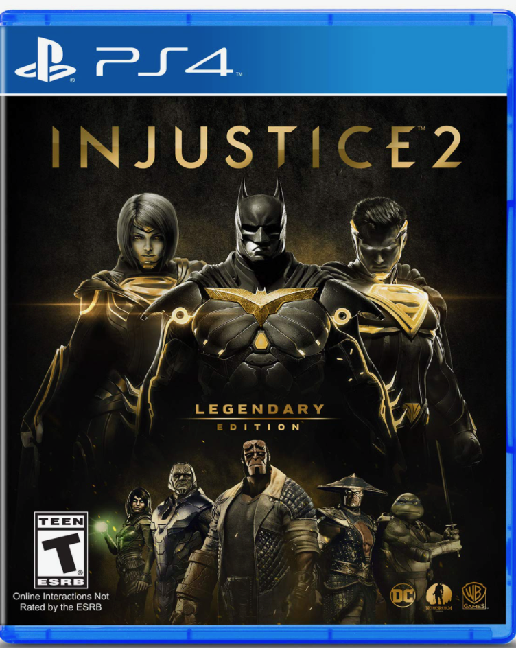 Injustice 2 Legendary Edition PS4 cover.