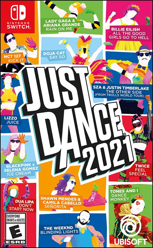Just Dance 2021 Nintendo Switch cover art.