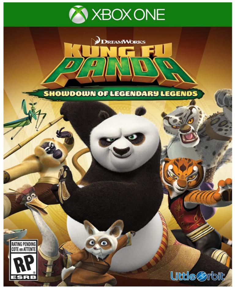 Kung Fu Panda video game cover for Xbox.