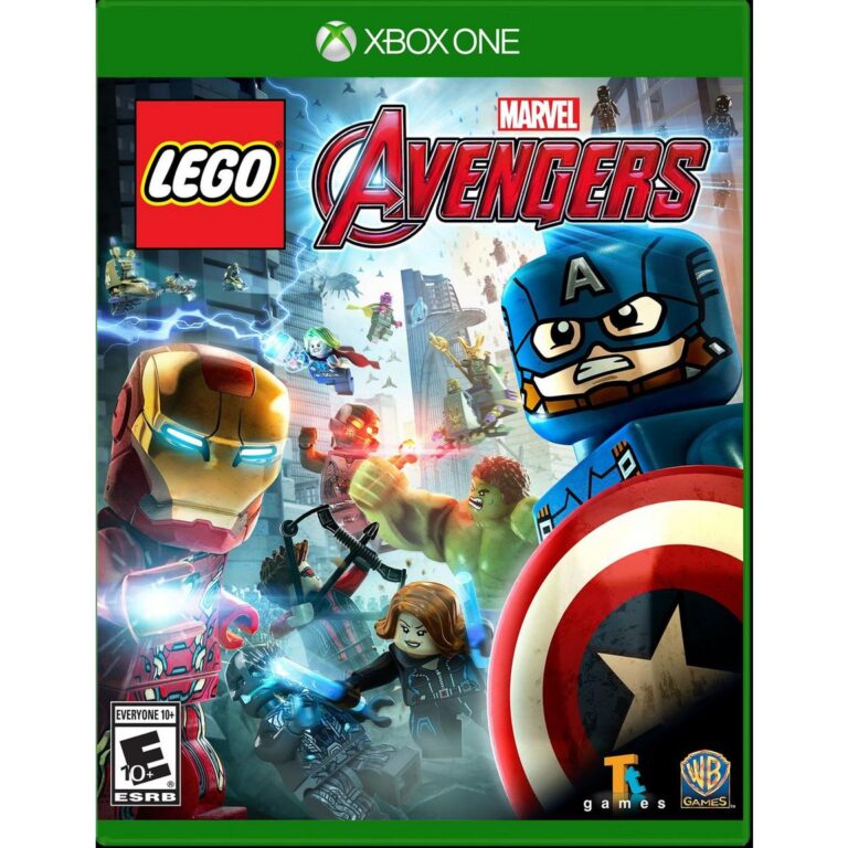 LEGO Marvel Avengers Xbox One game cover.