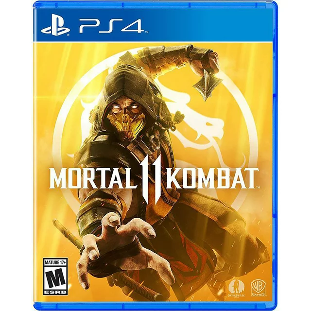 Mortal Kombat 11 PS4 game cover.