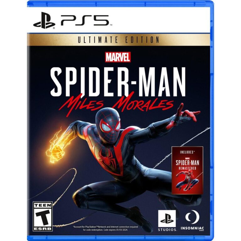 Spider-Man: Miles Morales PS5 game cover.