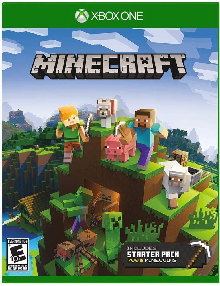 Minecraft Xbox One game cover art.