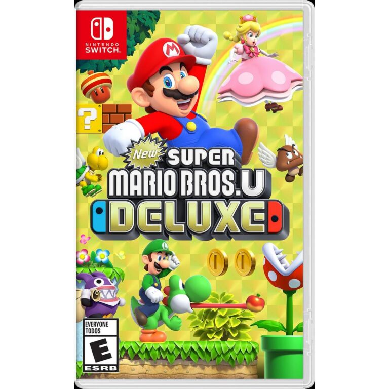 Super Mario Bros. U Deluxe game cover.