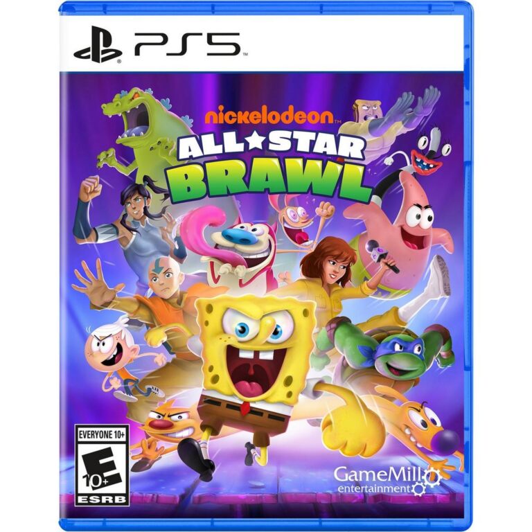 Nickelodeon All-Star Brawl PS5 game cover.