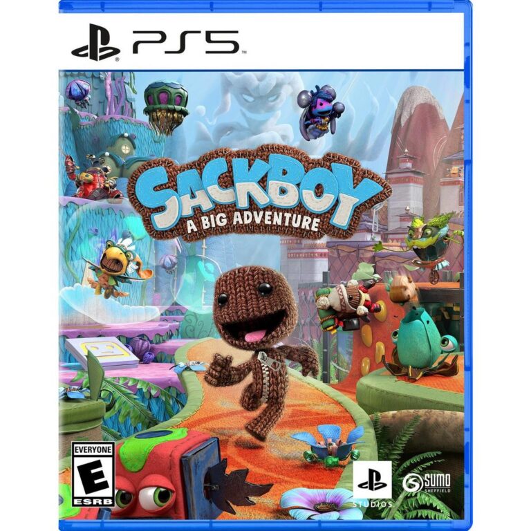 PS5 game cover: Sackboy A Big Adventure.