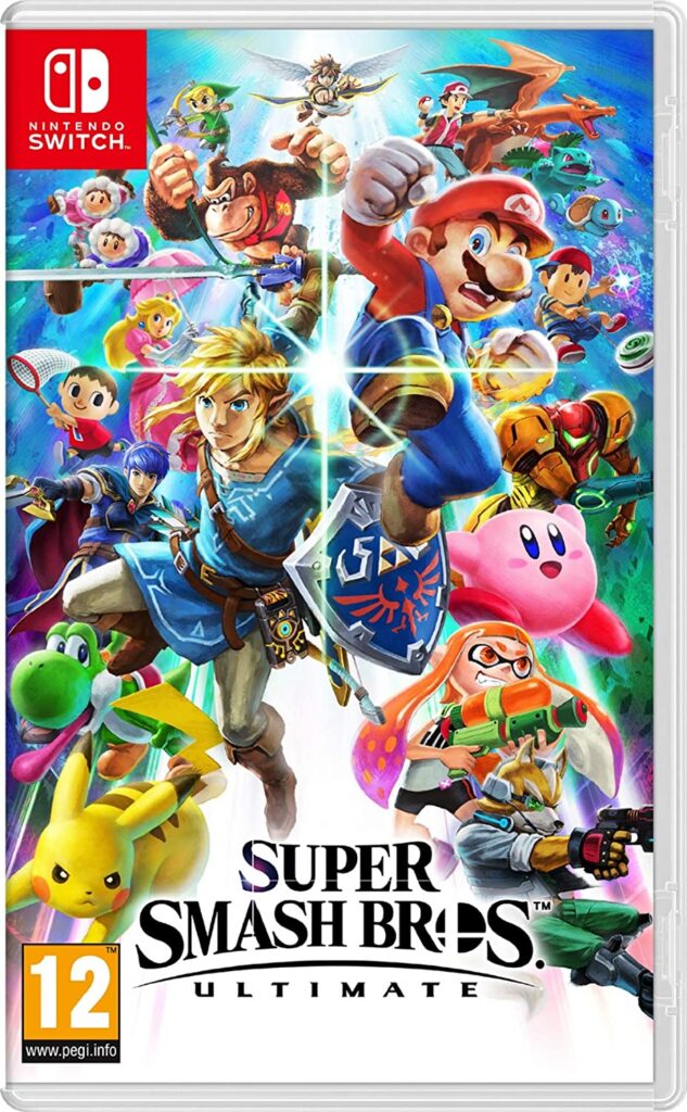 Super Smash Bros. Ultimate game cover art.